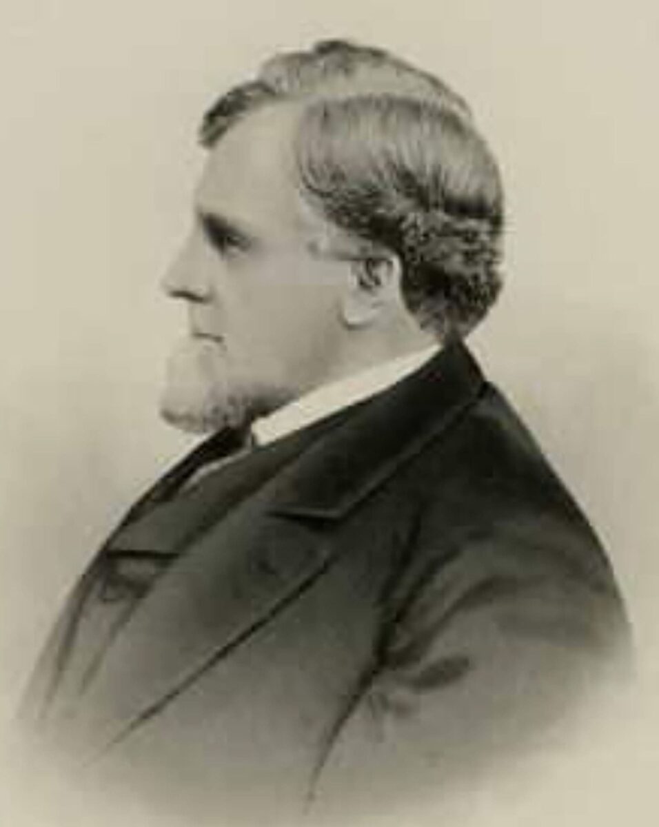 Alameda Post - an old black and white portrait of Charles Baum