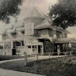 Alameda Post - an old black and white photo of 1724 Santa Clara Avenue.
