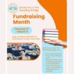 Alameda Post - the poster for Books Inc/;s The Reading Bridge Fundraising Month