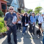 Alameda Post - Dennis Evanosky leads a walking tour of the Victorian-era architectural styles of Alameda's East End