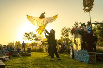 Alameda Post - “Ship of Fools: A Giant Puppet Odyssey” at Jean Sweeney Park in Alameda. Photo © Maurice Ramirez
