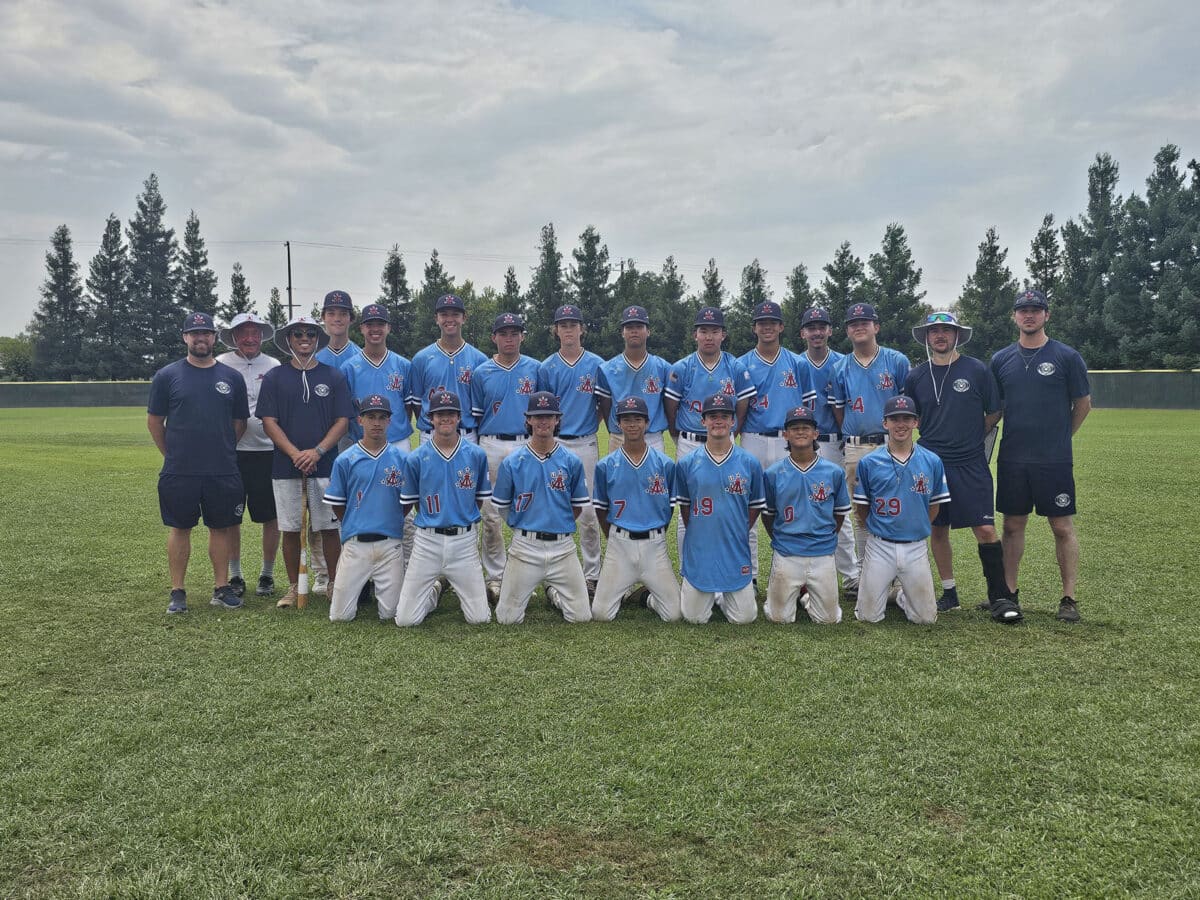 Alameda Post - a group photo of baseball players in light blue uniforms