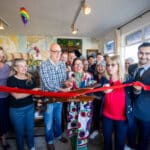 Alameda Post - Ribbon-cutting ceremony for Two Mary's Mercantile. Photo by Maurice Ramirez.