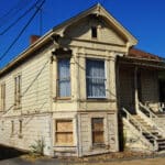 Alameda Post - 2413 Buena Vista Avenue, looking very abandoned and run down
