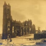Alameda Post - the ruins of a church after the 1906 earthquake and fire