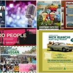 Alameda Post - a collage of photos and posters for upcoming events