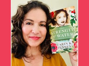 Alameda Post - Author Karin K. Jensen holds the second edition of The Strength of Water.