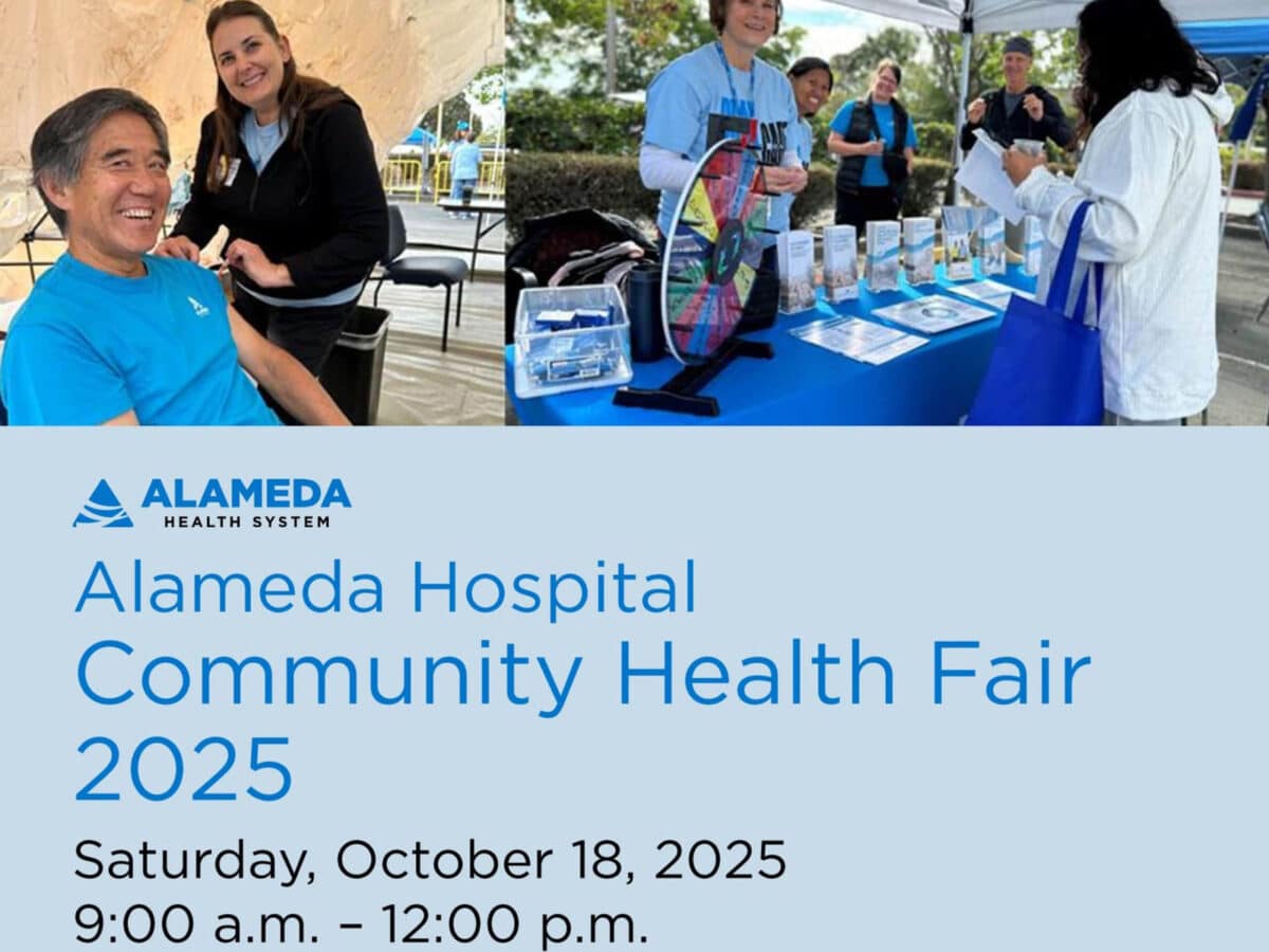 Alameda Post - The Poster for the 2025 Alameda Hospital Community Health Fair.
