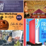 Alameda Post - a collage of event posters from local events in Alameda