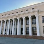 Alameda Post – Alameda High School facing Central Avenue.