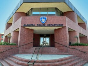Alameda Post - the front of APD's Headquarters