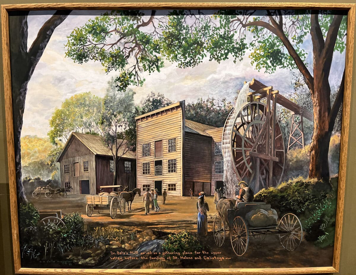 Alameda Post - A painting of a mill. 