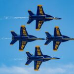 Alameda Post - the Blue Angels fly in formation