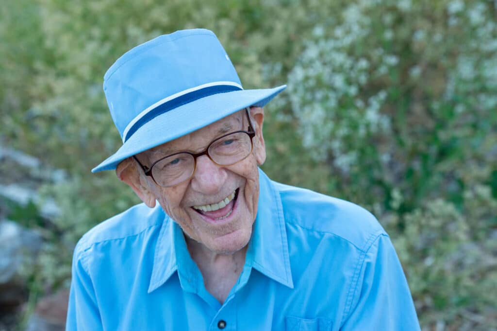 Alameda Post - Sterling “Bud” Price Parks smiles in a hat