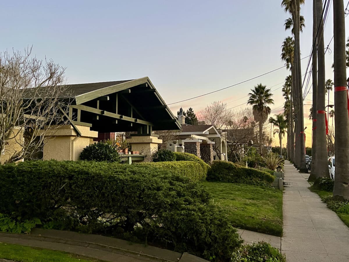 Alameda Post - a row of craftsman style homes