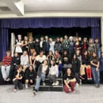 Alameda Post - a group photo of the cast and crew of Clue