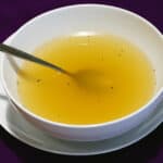 Alameda Post - a bowl of clear broth, perfect for tummy troubles