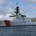 Alameda Post - A photo of a large Coast Guard ship Munro.