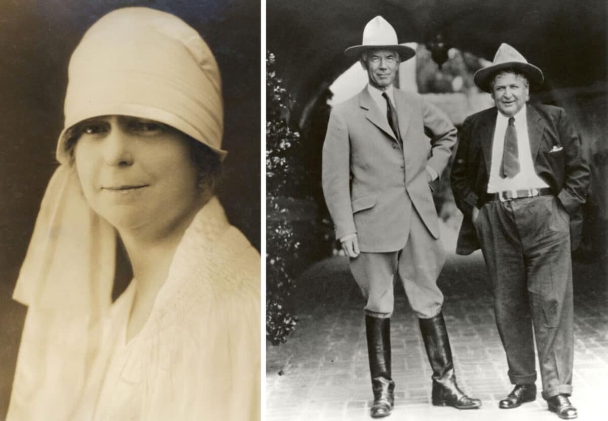 Alameda Post - a photo of Bessie Johnson, and a photo of Albert Johnson and Death Valley Scotty