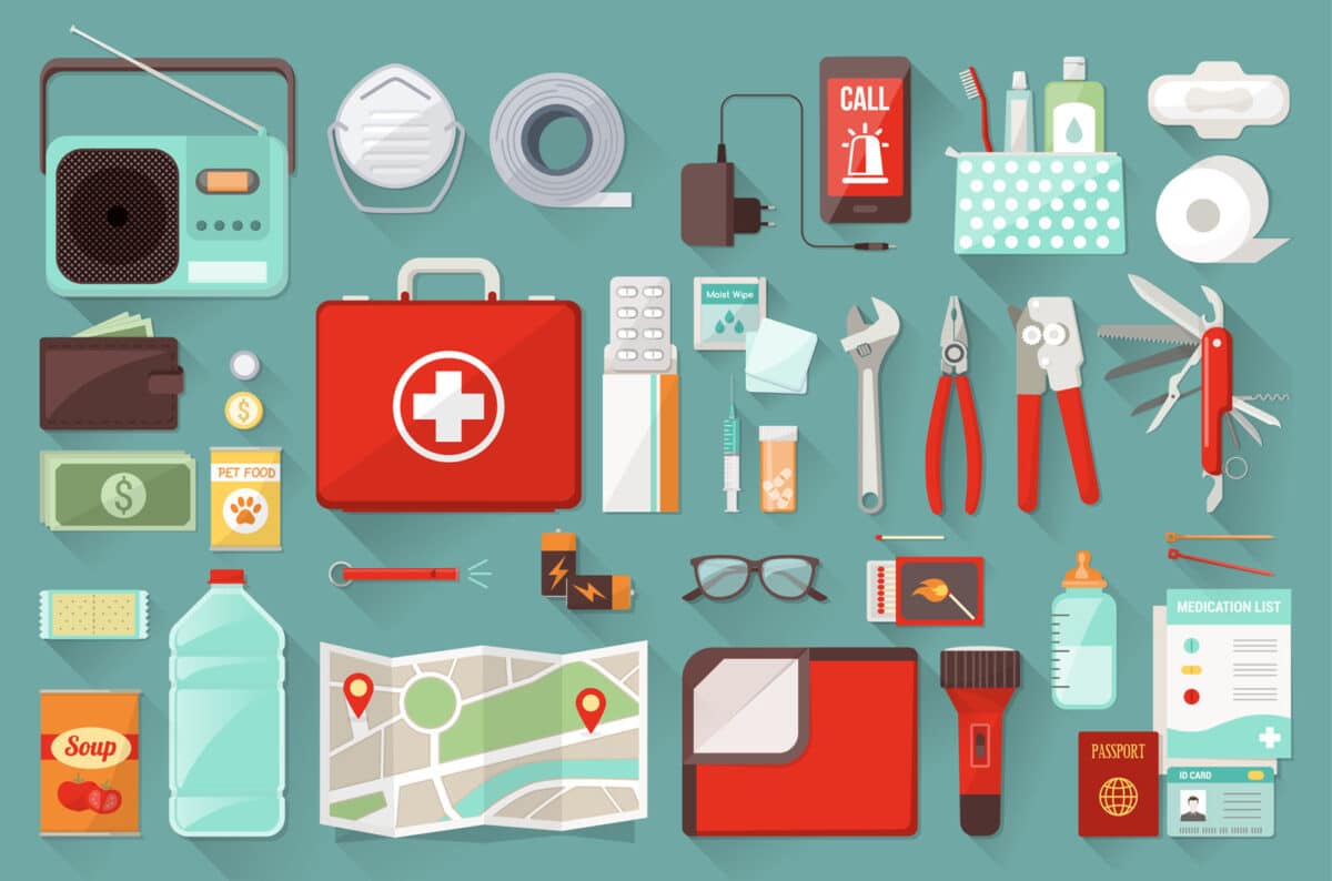 Alameda Post - Survival emergency kit for evacuation.
