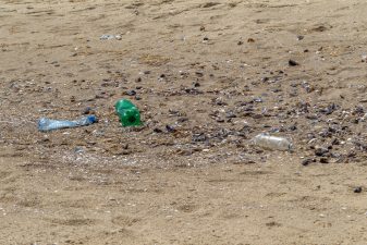 Alameda Post - Trash on the beach.