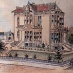 Alameda Post - an illustration of a very large, grand house