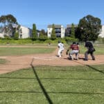 Alameda Post - An Encinal Jet player runs towards first base
