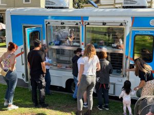 Alameda Post - Friends of the Alameda Animal Shelter adoption truck at Alameda Pride 2023