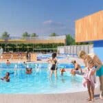 Alameda Post - a render of an activity pool including splash area for kids