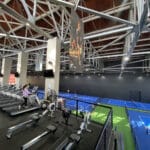 Alameda Post - the gym areas and pickleball courts at The HUB