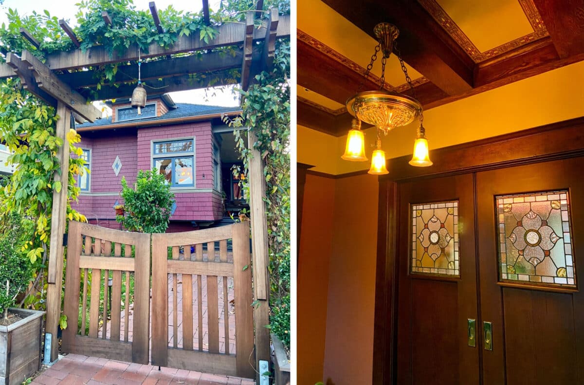 Alameda Post - the front gate and foyer of 2450 Central Avenue