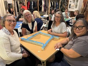Alameda Post - Mahjong players sit at tables at Malaya Botanicals to play