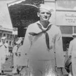 Alameda Post - George Pell in uniform in a black and white photo