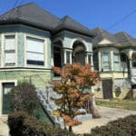 Alameda Post - two colonial revival style homes