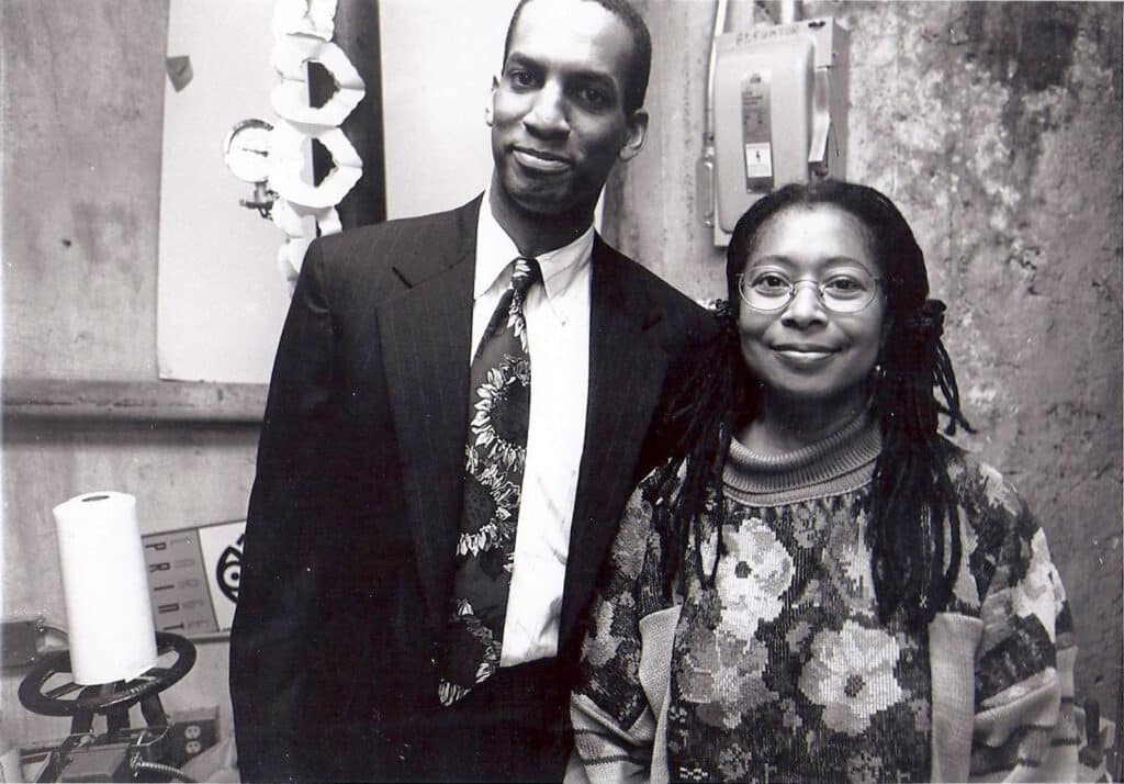 Alameda Post - Jerry Thompson stands with his arm around a woman