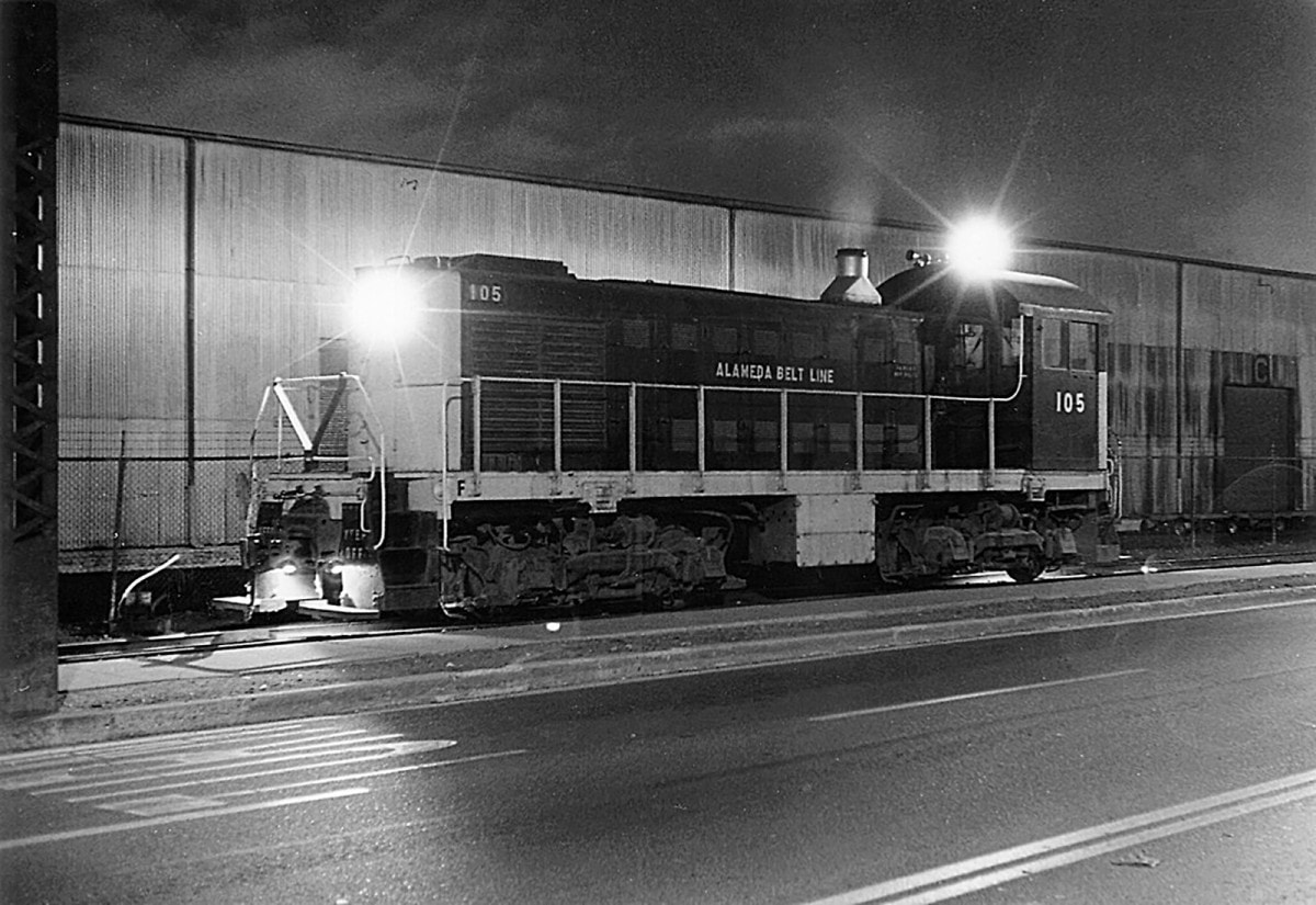 Alameda Post - Alameda Belt Line locomotive c.1980
