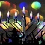 Alameda Post - a graphic of a lit Menorah