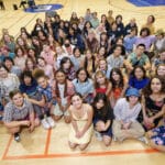 Alameda Post - a group photo of the cast and crew of Mamma Mia