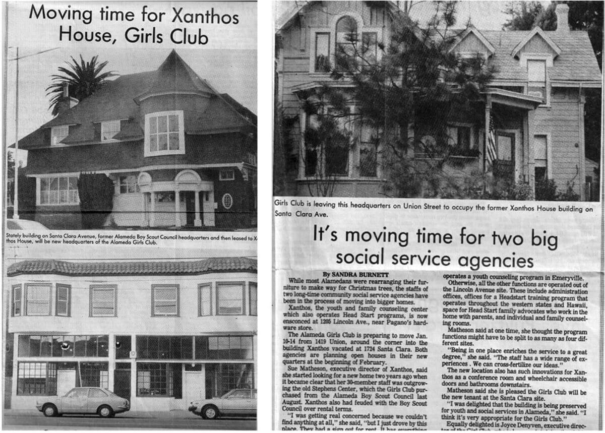 Alameda Post - A newspaper article that says "It's moving time for two big social service agencies"