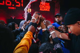 Alameda Post - basketball players put their hands up together