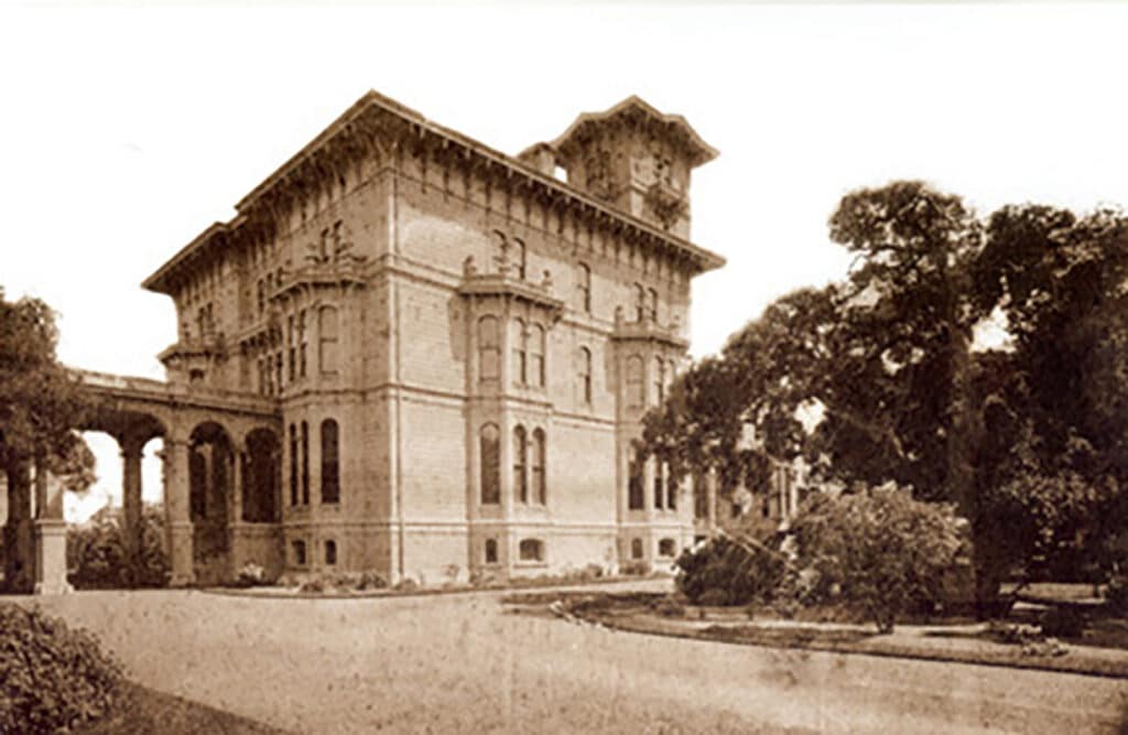 Alameda Post - A.A. Cohen's Fernside Estate, photographed by Eadweard Muybridge