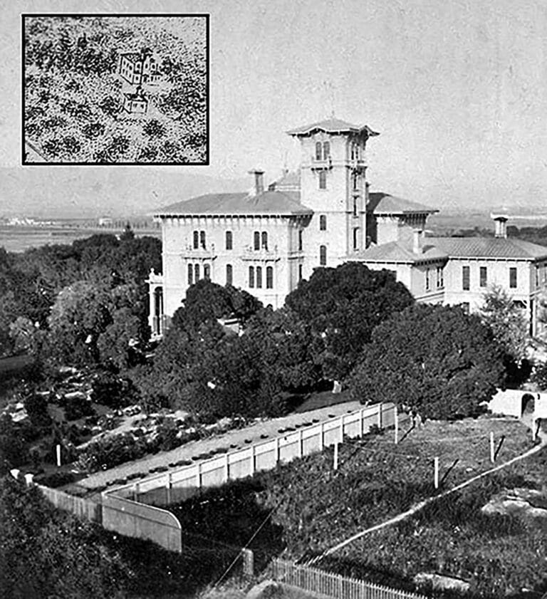 Alameda Post - Fernside Estate, photographed by Eadweard Muybdridge