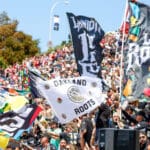 Alameda Post - a full crowd of fans cheer for the Oakland Roots