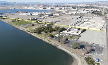 Alameda Post - An aerial photo of Alameda Point where Neptune Beach could go.