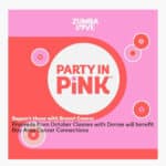 Alameda Post - a poster for Party in Pink, zumba classes with proceeds going to Bay Area Cancer Connections