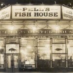 Alameda Post - a black and white photo of Pell's Oyster and Fish House