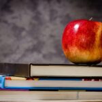 Alameda Post - an apple on a stack of books