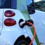 Alameda Post - a car hooked up to an EV Charger