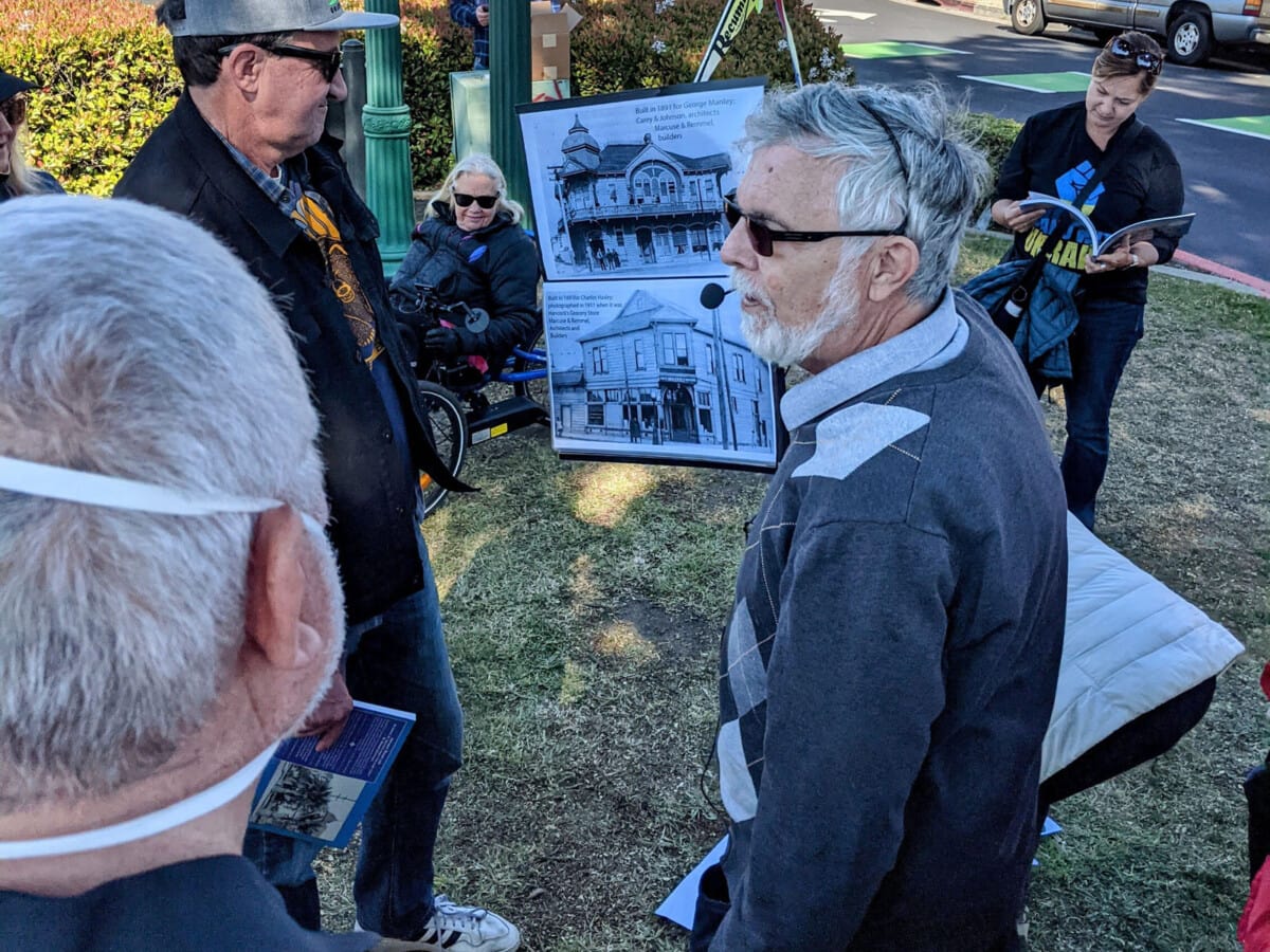 Alameda Post - Dennis Evanosky leads a walking tour of the original town of Alameda