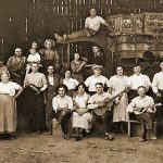 Alameda Post - a sepia photo of the Ratto family